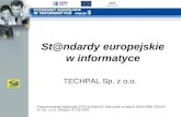 St@ndardy europejskie w informatyce