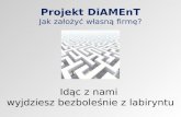 Projekt  DiAMEnT Jak założyć własną firmę?