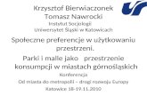 Krzysztof Bierwiaczonek Tomasz Nawrocki Instytut Socjologii      Uniwersytet Śląski w Katowicach