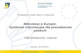 Rekrutacja w Europie .  Spotkanie informacyjne dla pracodawców polskich