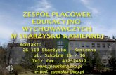Kontakt: 26-110 Skarżysko – Kamienna ul. Szkolna 15 / 16 Tel/ fax.  412524817 zpewskarzysko.pl