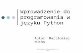 Wprowadzenie do programowania w języku Python