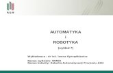 AUTOMATYKA i ROBOTYKA (wykład 7)