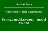 Jacek  Wallusch _________________________________ Współczesne Teorie Ekonomiczne