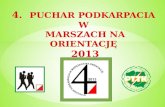 4 .   PUCHAR  PODKARPACIA  W  MARSZACH NA ORIENTACJĘ  2013