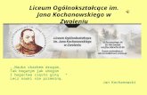Liceum Ogólnokształcące im. Jana Kochanowskiego w Zwoleniu