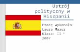 Ustrój polityczny w Hiszpanii
