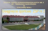 Zespół Szkół  Ponadgimnazjalnych  nr 2  im . Tadeusza Kościuszki  w  Stalowej Woli.