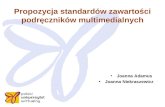 Propozycja standardów zawartości podręczników multimedialnych