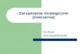 Zarządzanie strategiczne (ćwiczenia)