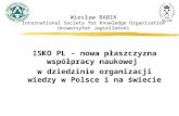 Wiesław BABIK International Society for Knowledge Organization Uniwersytet Jagielloński