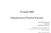 Projekt NPE - Najzdrowszy Powiat Europy