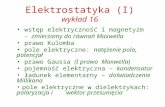 Elektrostatyka (I) wykład 16