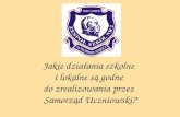Jakie działania szkolne  i lokalne są godne  do zrealizowania przez  Samorząd Uczniowski?