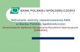 Wdrażanie metody zaawansowanej AMA w Banku Polskiej Spółdzielczości