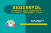 EKOZESPÓŁ  Samorządowa Szkoła Podstawowa nr 3  im.  „Polskich Olimpijczyków”  w Iławie