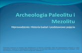 Archeologia Paleolitu i Mezolitu