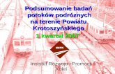 Podsumowanie badań  potoków podróznych na terenie Powiatu Krotoszyńskiego 1 kwartał 2007