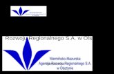 Warmińsko - Mazurska Agencja  Rozwoju Regionalnego S.A. w Olsztynie