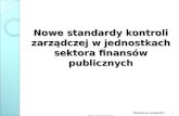 Nowe standardy kontroli zarządczej w jednostkach sektora finansów publicznych