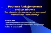 Krzysztof Kłos Dyrektor Departamentu Polityki Społecznej
