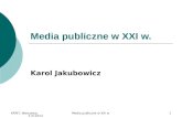 Media publiczne w XXI w.