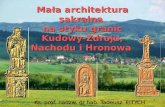 Mała architektura sakralna  na styku granic  Kudowy-Zdroju,  Nachodu i Hronowa