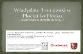 Władysław Broniewski w Płocku i o Płocku