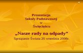 Prezentacja Szkoły Podstawowej w Święcięńcu