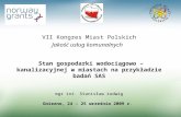 VII Kongres Miast Polskich Jakość usług komunalnych