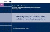Przedsiębiorstwa sektora MSP: miejsce w polskiej gospodarce