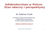 Infobrokerstwo w Polsce.  Stan obecny i perspektywy