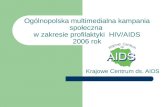 Ogólnopolska multimedialna kampania społeczna  w zakresie profilaktyki  HIV/AIDS 2006 rok