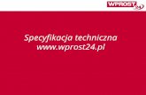 Specyfikacja techniczna wprost24.pl