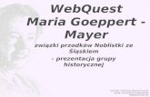 WebQuest Maria Goeppert - Mayer