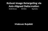 Robust  Image  Retargeting  via  Axis-Aligned Deformation