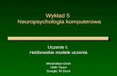 Wykład 5  Neuropsychologia komputerowa