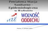 Powiatowa Stacja  Sanitarno – Epidemiologiczna  w Radomiu