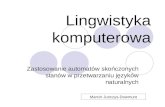 Lingwistyka komputerowa