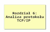 Rozdział  6:  Analiza protokołu  TCP/IP