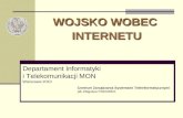 Departament Informatyki  i Telekomunikacji MON Warszawa 2010