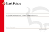 Innowacyjne rozwiązania mobilne Banku Pekao S.A.