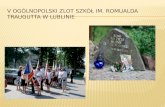 V Ogólnopolski Zlot Szkół im. Romualda Traugutta w Lublinie