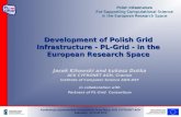 Development of Polish Grid Infrastructure - PL-Grid - in the European Research Space