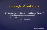 Google Analytics Klikanie pod okiem „wielkiego brata”