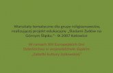 W ramach XIV Europejskich Dni Dziedzictwa w województwie śląskim „Zabytki kultury żydowskiej”