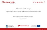 Odnawialne źródła energii Regionalny Program Operacyjny Województwa Mazowieckiego