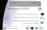 Aktywność Polskich Studentów w Kosmicznych Badaniach i Edukacji