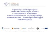 Organizacja i przebieg diagnozy  uzdolnień kierunkowych  uczniów  w województwie małopolskim