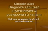 Sebastian Ładoś Diagnoza zaburzeń psychicznych w postępowaniu karnym